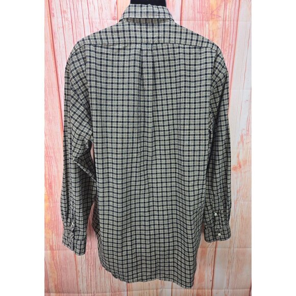 Ralph Lauren Blake Mens XL 100% Cotton Plaid Button-Down Shirt - Picture 2 of 7